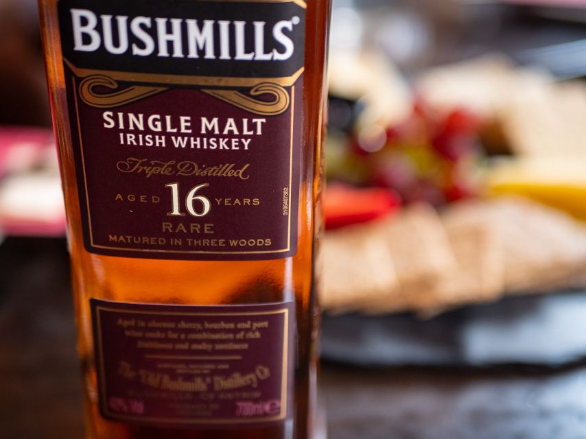2-Hour Deluxe Whiskey & Food Tasting - Cheese, soda bread, and chocolate make the tasting feel complete
