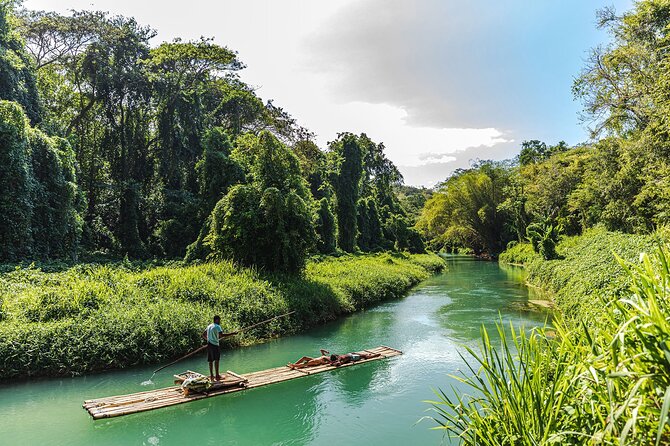 Bamboo Rafting at Martha Brae River & Lunch At Scotcheis - Rafter’s Village sets the tone