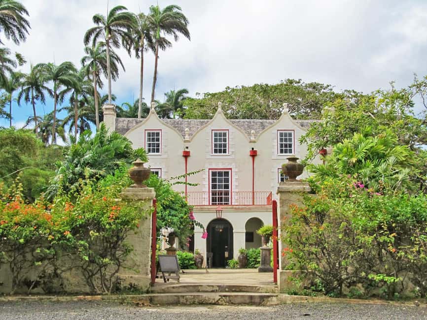 Barbados: St Nicholas Abbey Distillery, CTH Heritage Railway - The road to St Nicholas Abbey