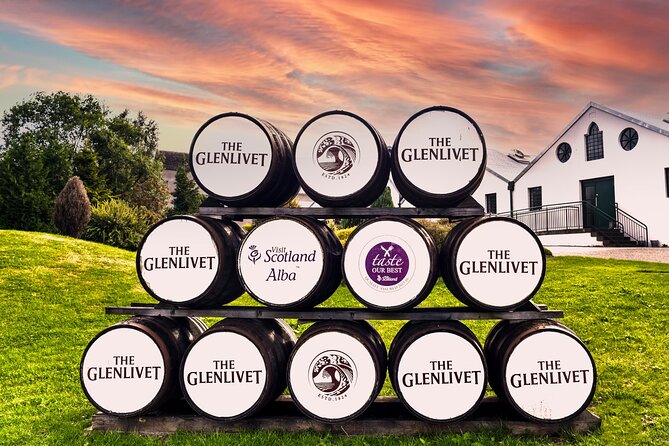 Best Scottish Whisky Distilleries Private Tasting Trip plus optional Castle Tour - Glenlivet: a classic stop with tour or tasting choices