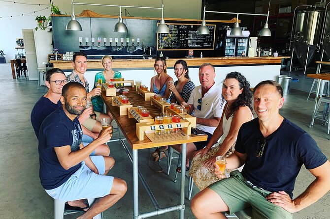 Byron Bay Brewery & Distillery Tour: Tastings, Lunch & transfers - Common People, Earth, Seven Mile, and Husk