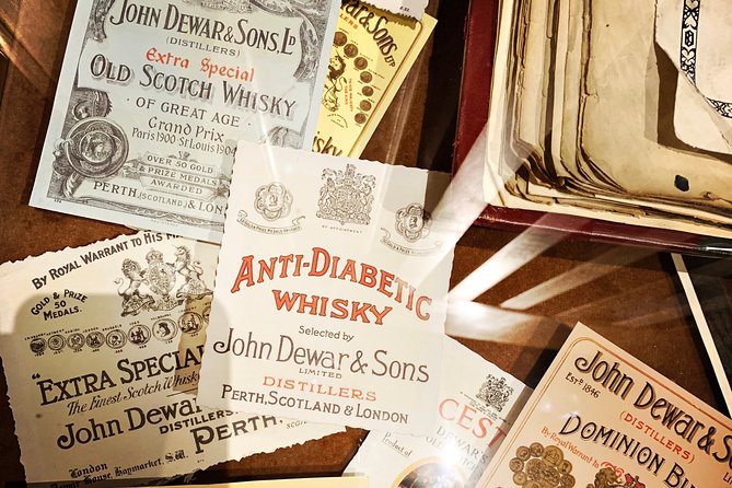 Casks & Chronicles: Day Tour of Scottish Whisky Distilleries - Dewar’s Aberfeldy brings brand history into the glass
