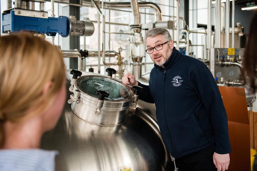 Clonakilty Distillery: Tour & Classic Whiskey Tasting - Through the working distillery
