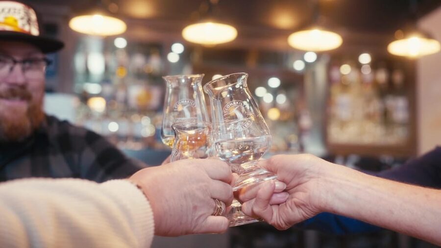 Clonakilty Distillery: Tour & Classic Whiskey Tasting - Two whiskies in the Speakeasy tasting bar
