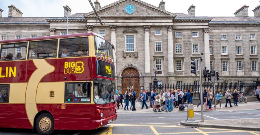 Dublin: Jameson Whiskey Distillery & Hop-on Hop-off Bus Tour - See Dublin’s center from the open top