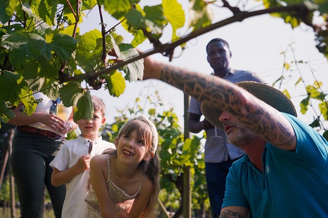 Jersey Premium Vineyard and Distillery Wine Tour and Tasting - Bringing children to the estate