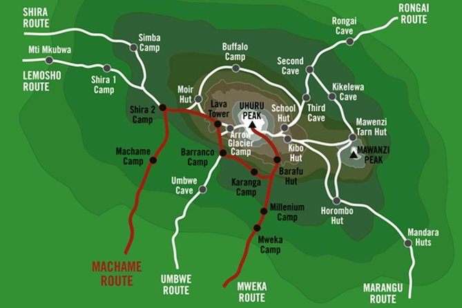 KILIMANJARO MACHAME ROUTE, (Climb 7days) "Whiskey" route - Day 6: Uhuru Peak at 19,341 feet