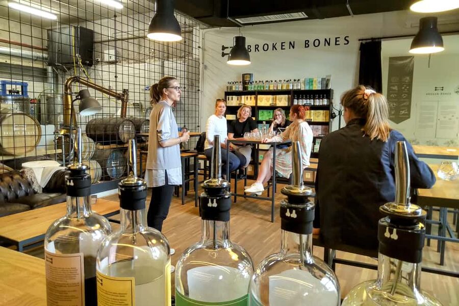 Ljubljana: Broken Bones Distillery Guided Tasting - Finding the orange building beside Toyota