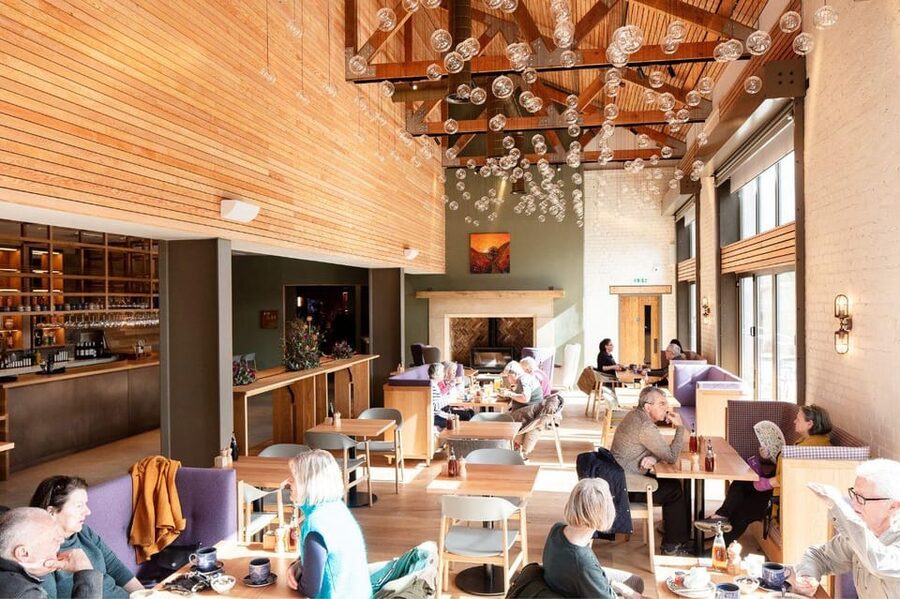 Northumberland: Ad Gefrin Anglo-Saxon Museum & Distillery - Lunch, coffee, and time around the fire