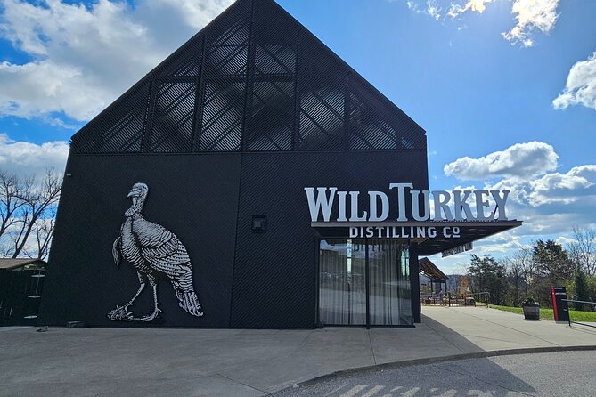Private Bourbon Trail Transportation Package | Lexington Region - Buffalo Trace shows bourbon at a larger scale