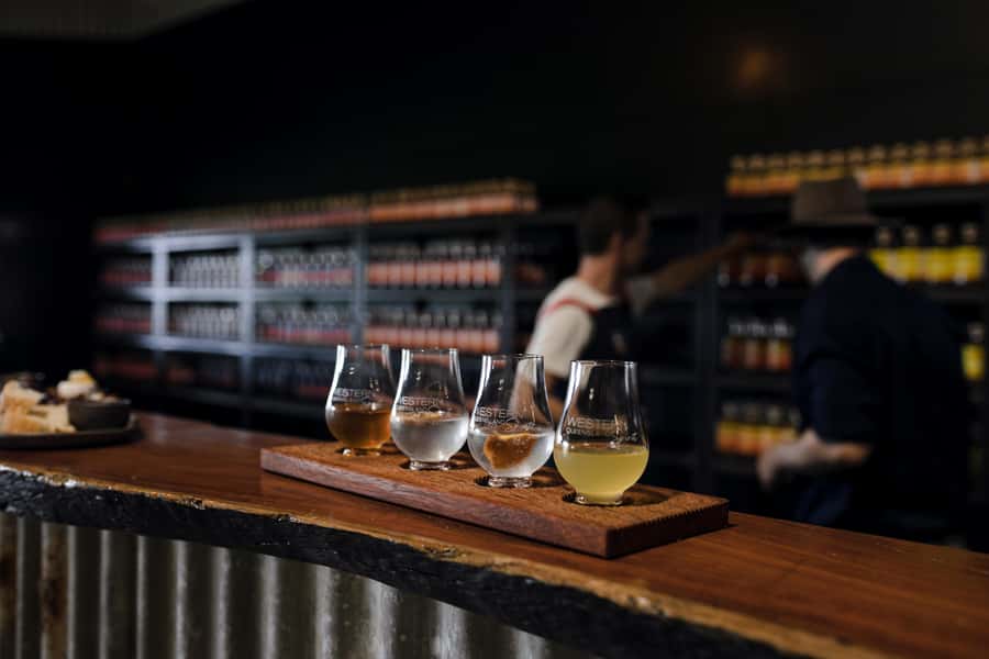 Roma: A Taste of the Outback (Tasting & Grazing Experience) - Tasting four spirits with the Grazier’s Platter