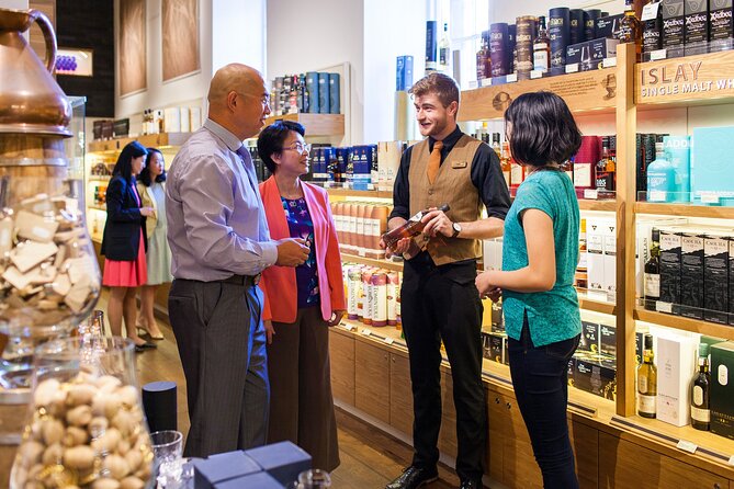 The Scotch Whisky Experience Guided Whisky Tour - An Introduction to Whisky - A crystal glass and a shop finish the visit