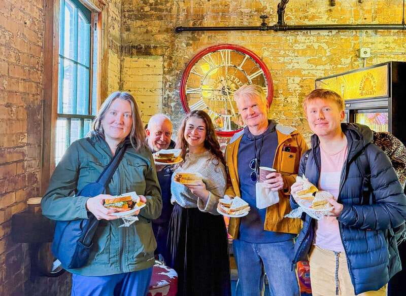 Toronto: Distillery District Breakfast Walking Tour - Walking the brick streets and tasting local bakery food