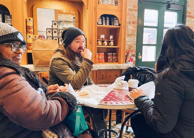 Toronto: Distillery District Breakfast Walking Tour - First stop: coffee or tea for 15 minutes