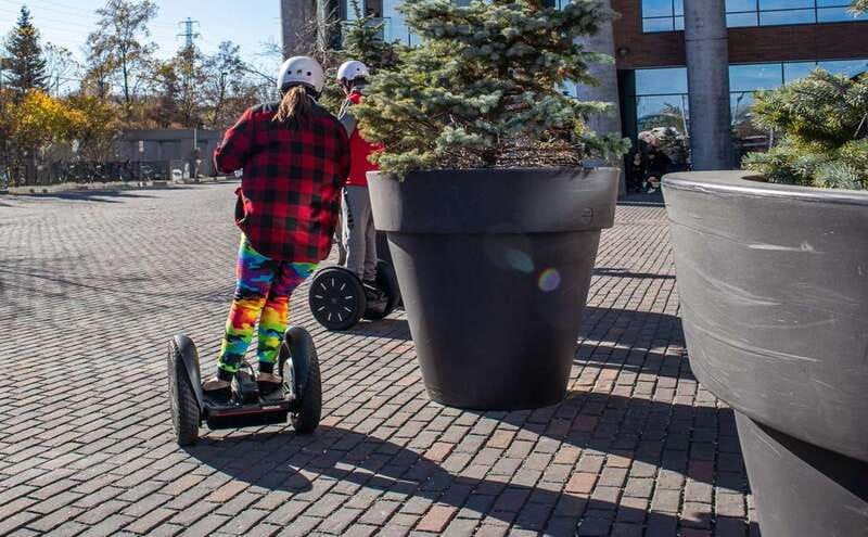 Toronto: Short Distillery District Segway Tour - Why the Distillery District works well on a Segway